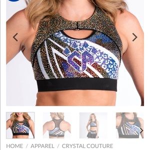 Cheer Athletics Scratch Crystal Couture Bra/Skirt